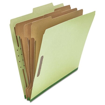 Coolcrafts Pressboard Classification Folder; Letter; Eight-Section; Green; 10-Box, 10PK CO884275